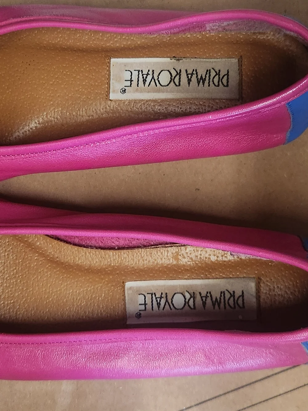 Primal Royalé Pink Leather Women’s Flat Loafers